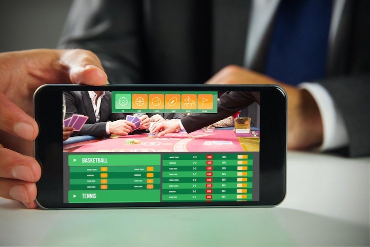Layar utama persiktoto menampilkan pasar sportsbook Liga 1, permainan slot, dan meja dealer roulette